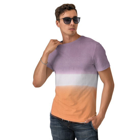 Tie and Dye Round Neck T-Shirt